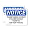 Signmission Please Pardon Our Dust While We Remodel, 10 in W x Rectangle, Plastic OS-2PACK-NS-P-710-L-17545 - alternate 1